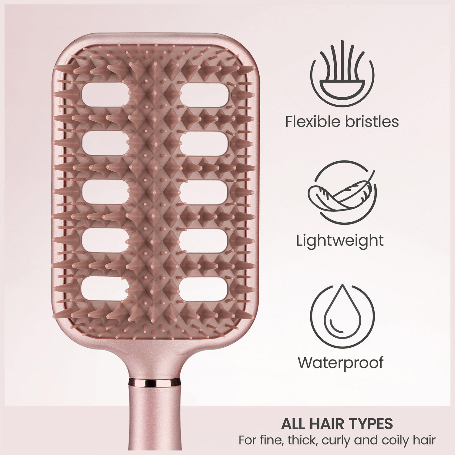 Soft-Care Vented Paddle Hair Brush